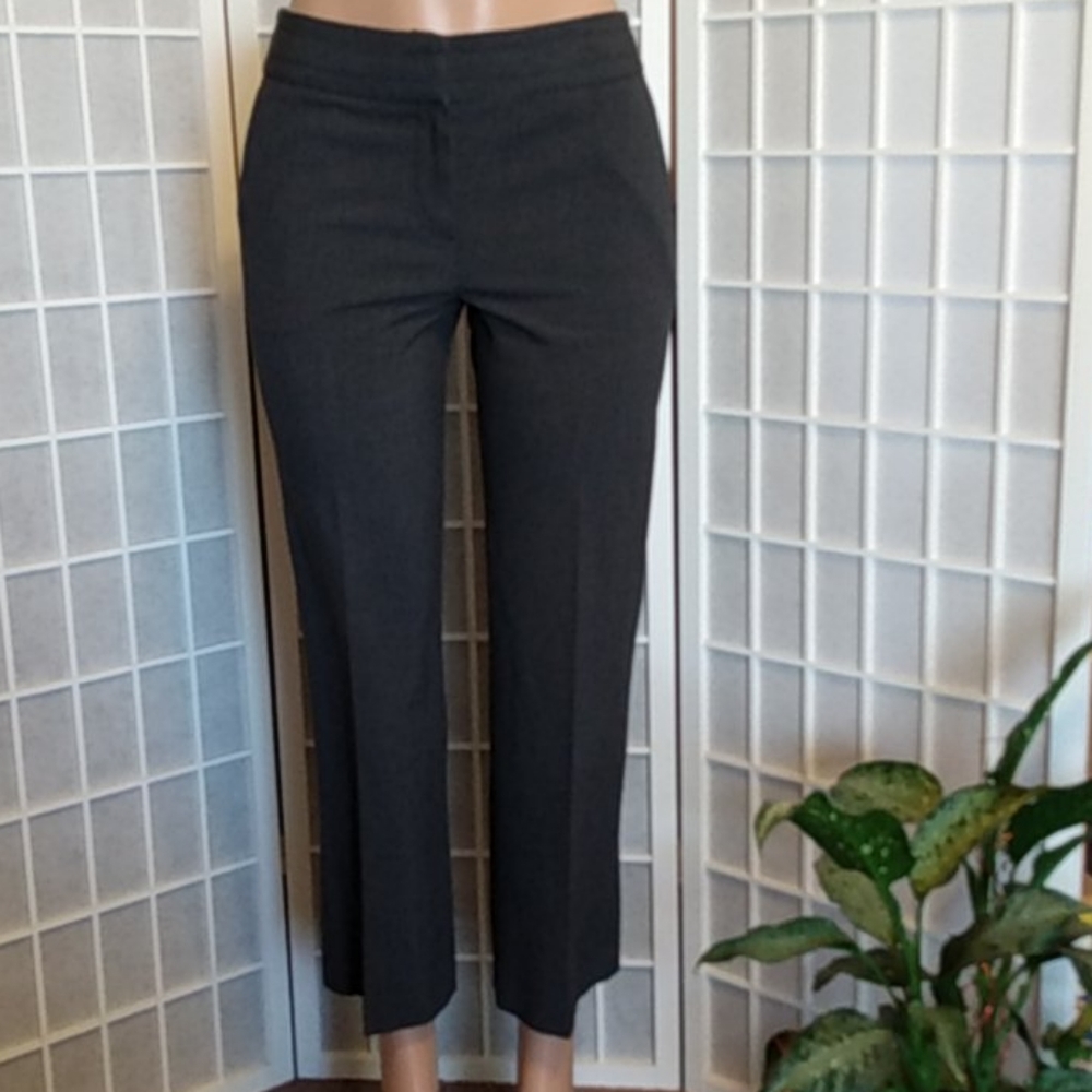 *Sharagano Women's Charcoal Gray Straight Leg‎ Dress Pants Size 6P - Picture 13 of 14